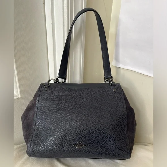 Coach Leather and Suede Bag EUC - Picture 15 of 15